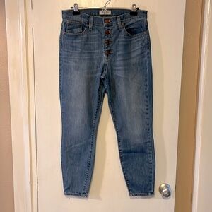 Madewell 9” High Riser Skinny Skinny Crop